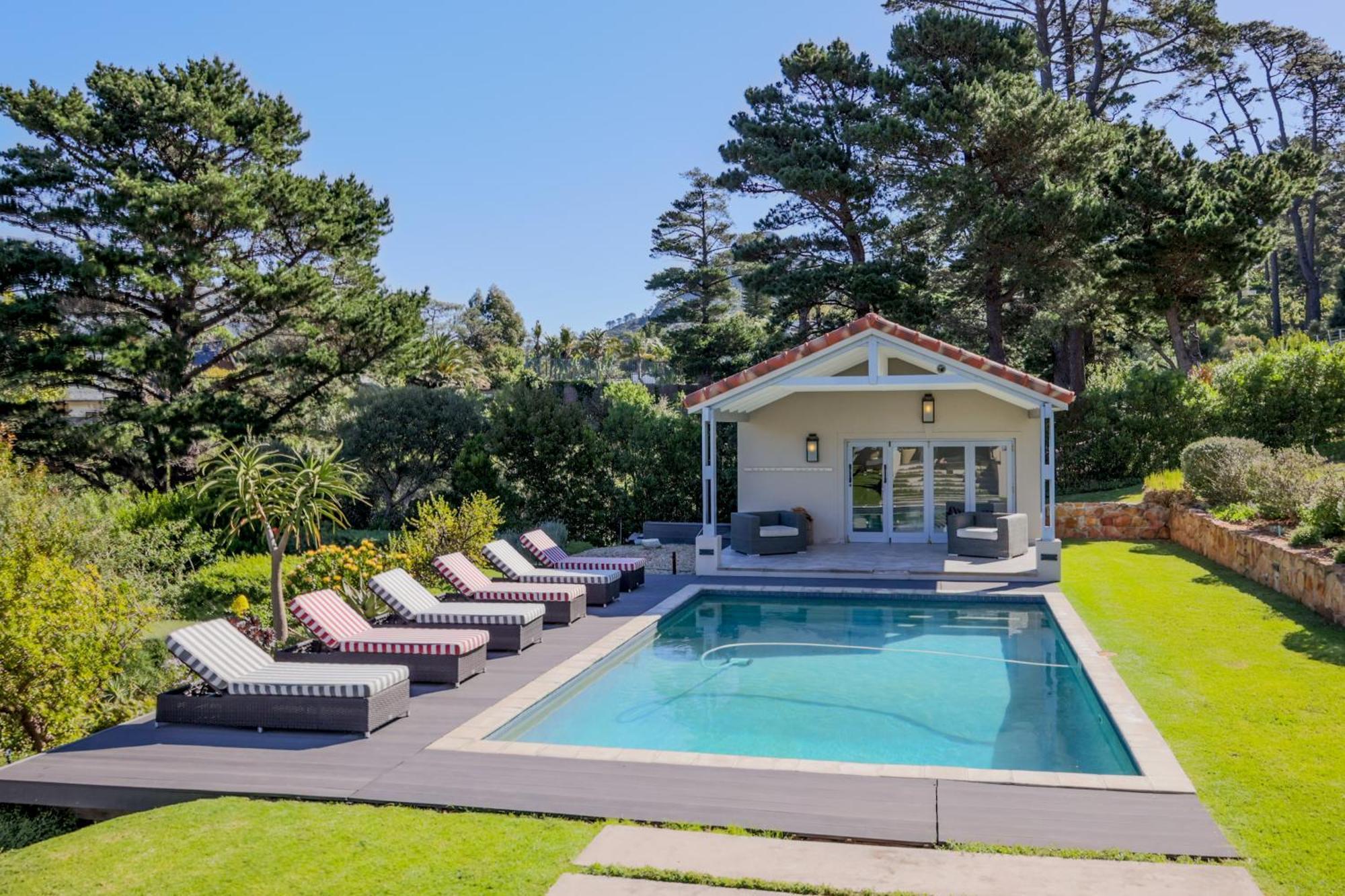 Luxe Family Home With Solar Power In Secure Hout Bay Estate Kapstaden Exteriör bild